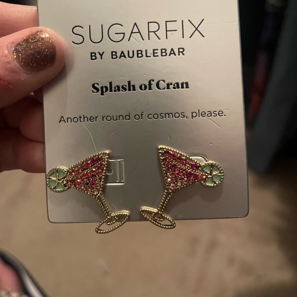 BaubleBar Jewelry Baublebar Sugarfix Martini Earrings Splash Of